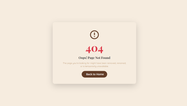 404 Page
