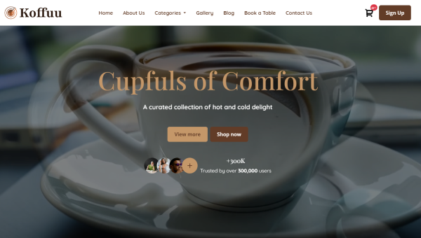 Menu Page