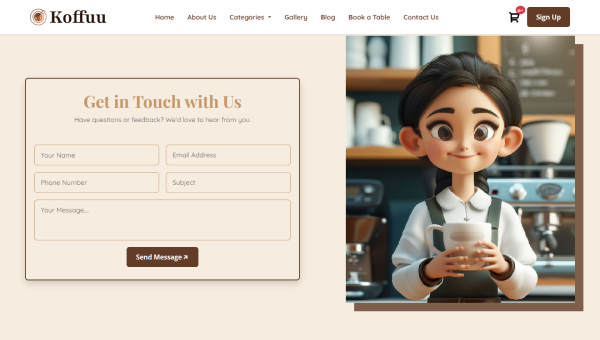 Contact us Page